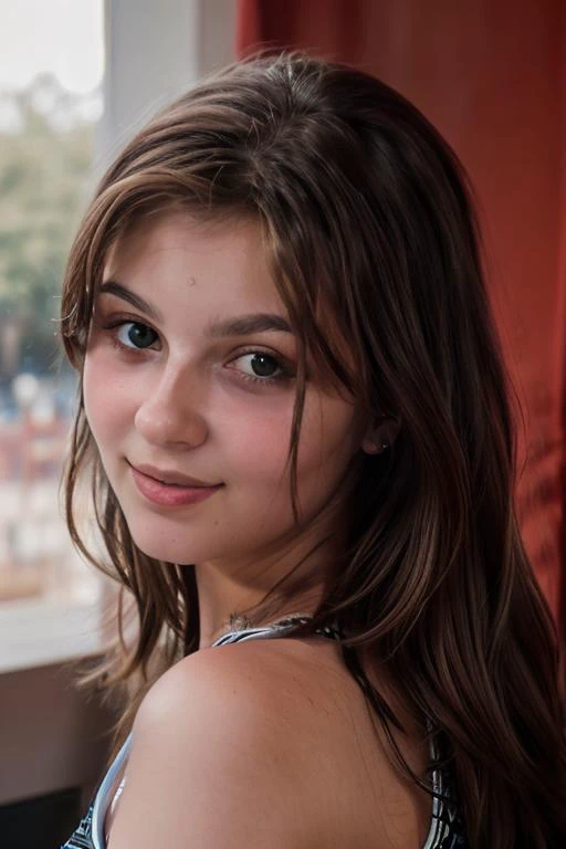 <lora:Pavlina:0.8>, full color portrait of a young woman, natural light, RAW photo, subject, 8k uhd, dslr, soft lighting, high quality, film grain, Fujifilm XT3