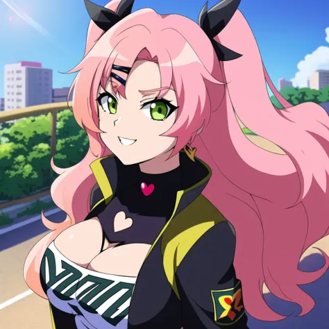 anime drawing of NicoleDemaraZZZ with pink_hair and green_eyes,
high contrast, high saturation, <lora:epiNoiseoffset_v2:0.6>,

car,
city,
street,
crowd
looking at viewer,
smiling,

<lora:NicoleDemaraZZZ:1.0>,