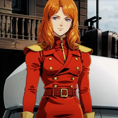 masterpiece,high quality,
<lora:cecilyfairchild001:0.7>,looking at viewer,smile,
cecilyfairchild,1girl,
long hair,orange hair,purple eyes,
red military uniform,long sleeves,belt,skirt,
white pantyhose,