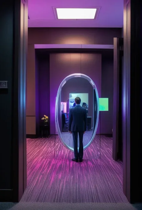 metaphysical style Analog photo of magic mirror in Fortune 100 CEO's executive office allowing them to see their personal egregore avatar looking back at them from the mirror dimension, chiaroscuro blacklight, deep blacks
<lora:LCM-LoRA-XL_V1:0.21>
<lora:SDXLHighDetail_v5:0.3>
<lora:sdxl_photorealistic_slider_v1:1.2> . surreal, eerie, uncanny, detailed