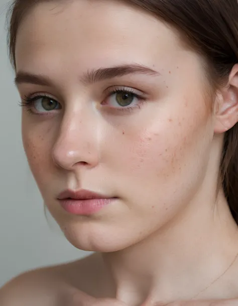 raw portrait photo of a beautiful cute 22yo irish woman, skin moles, detailed skin, cinematic shot