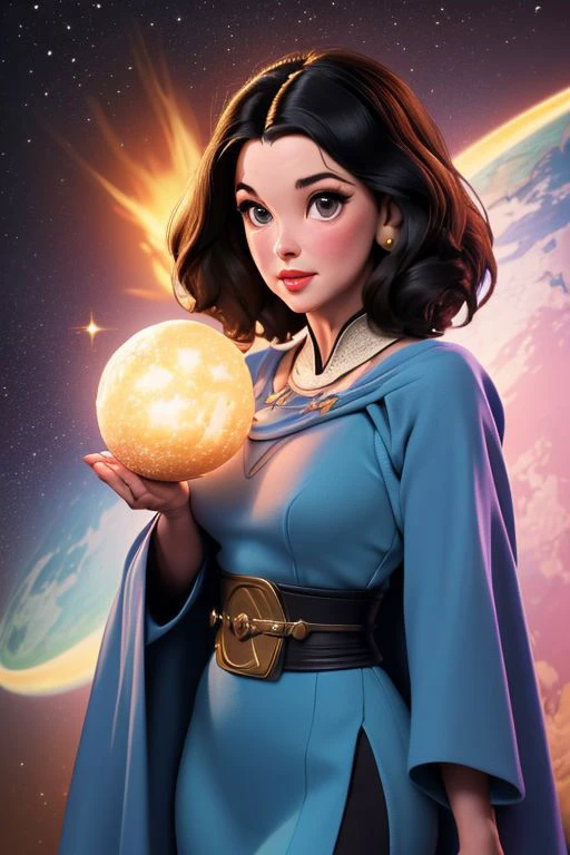 ((Jedi girl)) on the knees ((Hedy Lamarr)), RAW photograph explosion of color, in space, stars hotography RAW photograph explosion , , vintage Polaroid Swinger, 35mm f/1.2, 1/260s, ISO 50, by Frank Frazetta ((sticky skin:1.2)) short stature