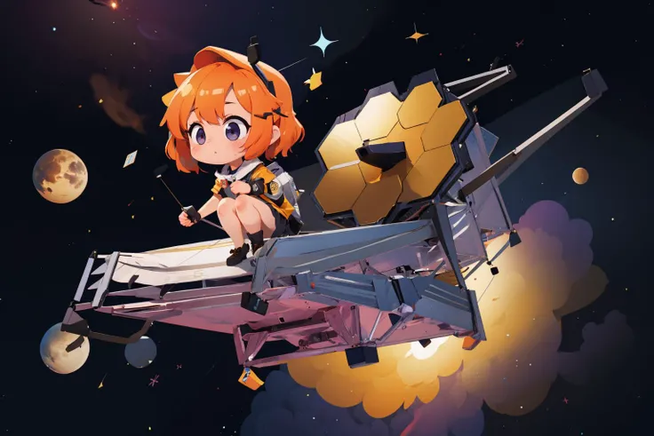 a sticker, Cute Exyrobutts, Sitting on a rocket, Bitcoin logo, Point forward, vectorial, Black background, Bold boundary line