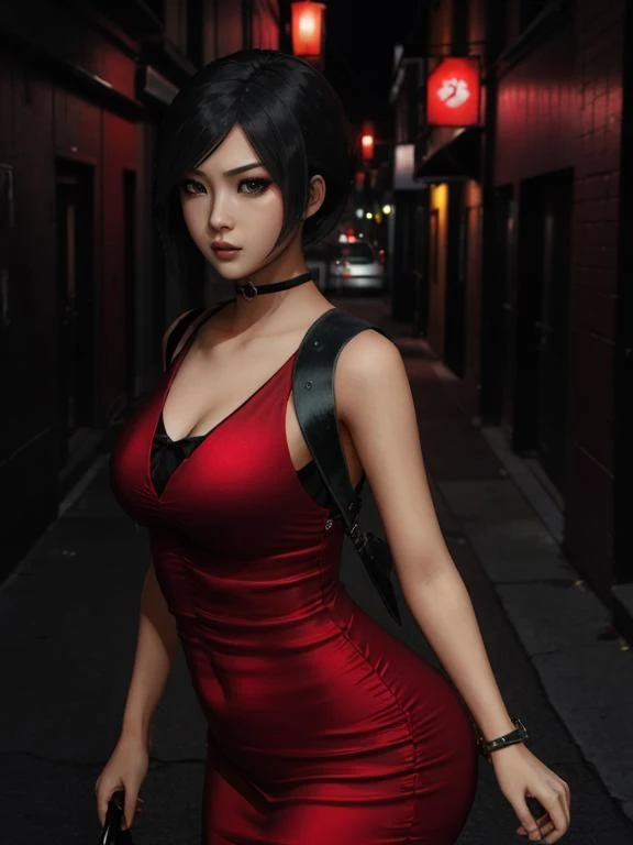 (best quality,ultra-detalhado),(Realistic:1.37),Tifa Lockhart, Rosto bonito e detalhado, expression serious, maquiagem preta nos olhos, textura ultra realista, rosto delicado, corpo delicado, Fit physique