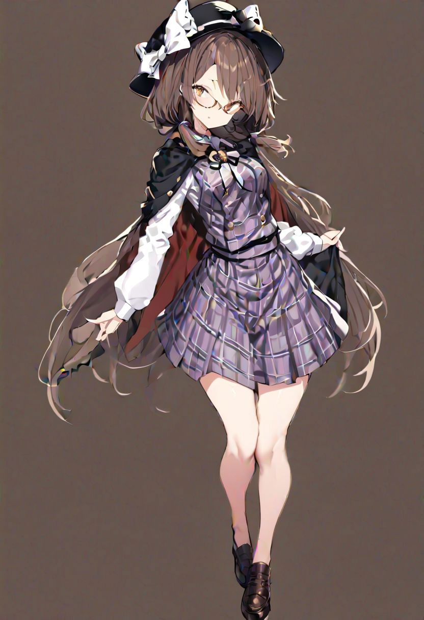 A close up of a person in a dress and hat - SeaArt AI