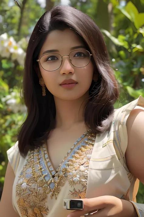 (best quality, masterpiece, detailed, realistic, photo-realistic, 35mm film, HDR, 4k,  sharp focus, 8mm film grain, Highres:1.3), full body, Indian, 1girl, focusing on camera, leaning, cleavage, detailed masculine, realistic body, detailed eyes, detailed face, ultra high details, masterpiece , perfect eyes, 
outdoors, summer, rubayetrehman, rubayet rehman,
<lora:Rubayet Rehman:0.6>