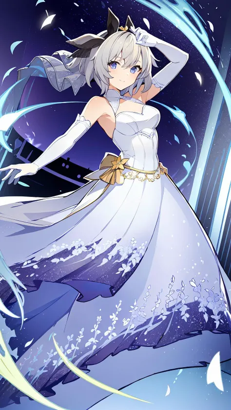 masterpiece, (best quality:1.2), absurdres, artbook, highres, wallpaper, extremely detailed, beautiful detailed glow, detailed light, pov, straight-on, fisheye, (Hippodrome:1.3), 1girl, curren chan \(umamusume\), full body, medium breasts, smile, (white elbow gloves, white wedding dress, white gloves), string of fate, official alternate costume, (white bare shoulders, sleeveless dress), tcg style, flat color, outline, <lora:currenChanUmamusume_v10:0.7:1,0.5,0.5,0.5,0.5,0,0.2,0,1,1,1,0,0,0,0,0,0>, <lora:Genshin_TCG_Style_AP_v1:1:background>