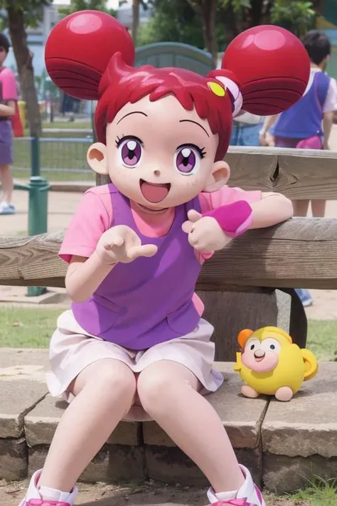<lora:0010doremi:1>,doremi,solo,zoo,fat,<lora:kigurumiV1:0.7>,smile,posing,stylish_pose,