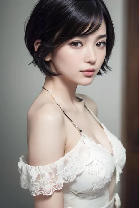 (highest quality,4K,8k,High resolution,masterpiece:1.2),Very detailed,(Realistic,photoRealistic,photo-Realistic:1.37),Maiko,Textured haircuts、Nipples、Japanese mythology,psychedelic,colorful、Kyoto、Black and White