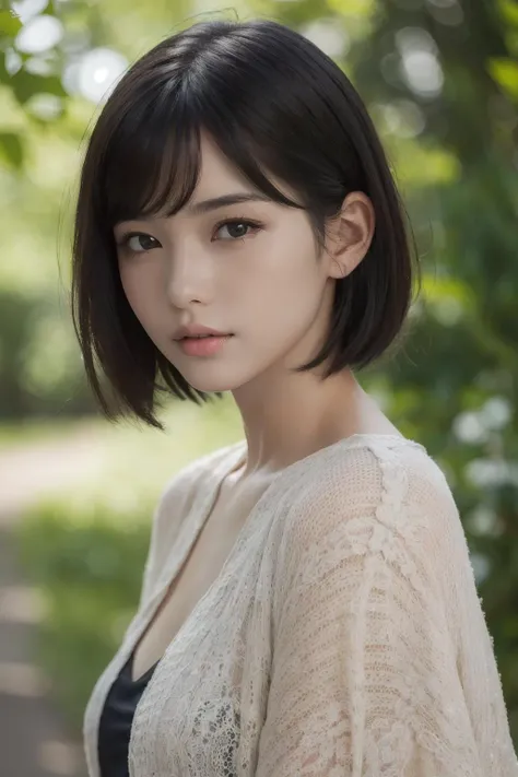 (top-quality、4K、​masterpiece:1.3)、Beautuful Women、1girl in、(breastsout、attractive bodies:1.2)、abdominals:1.1、dark brown  hair:1.1、(rainy wet、Rain-drenched body:1.2)、hyperdetailed face、Detailed lips、A detailed eye、二重まぶた、cowboy  shot、Crouching、Kiss Face,sad Facial expression,embarassed expression,Alafed Girl, chiho, iwakura lain, closeup Iwakura Lain, With short hair, Shiori Teshirogi, Kotegawa Yui, hime-cut, She is 17 years old, sui ishida with black hair, lain iwakura, girl cute-fine-face, Clear pubic contours,(Small breasts), hight resolution, ighly detailed, top-quality, [​masterpiece:1.6],, ighly detailed, nffsw, finely detail, top-quality, , Cinematographic lighting, 1girl in、17 age、Cute Japan Girls、perfect body type、, Cute droopy eyes、Beautiful big eyes、ultra-detailliert、hight resolution、Transcendent beauty　top-quality、​masterpiece、majicMIX Real、(Raw photography:1.2)、(Photorealsitic:1.4)、