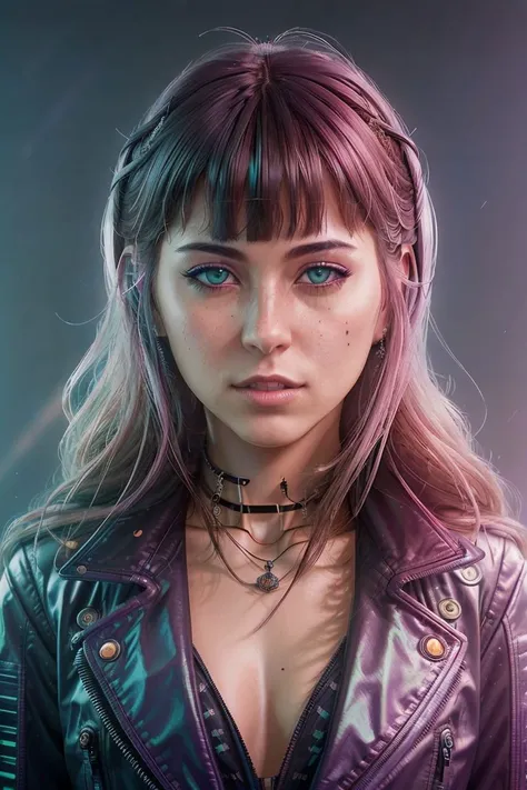 A stunning intricate full color portrait of a woman,
epic character composition,
synthwave style swpunk jacket,
lightrays and lightgeo,
by ilya kuvshinov, alessio albi, nina masic,
sharp focus, natural lighting, subsurface scattering, f2, 35mm, film grain
<lora:rileyReidLora_rileyreidV15:0.75>