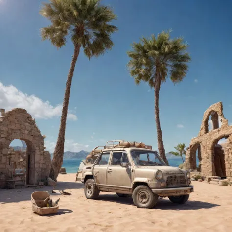 RAW photo, 8k uhd, Analog style, (Masterpiece, Best Quality, Highres:1.3), dramatic, cinematic, BREAK,
(Isometric perspective:1.4) (Pixar style:1.2) (3D model render:1.3) of little (intricate:1.2) (ancient elven beach ruins:1.3), (deck chair, stairs, (palms:1.2), cars, rocks, sand castle:1.1), (overgrown desert, sand, well, shovel:1.05), ((white background:1.1), solid background, global illumination, raytracing, modeling, HDR, octane render, unreal render, miniature:1.2), (hyperdetailed, absurdres:1.1), BREAK,
<lora:more_details:1.0>