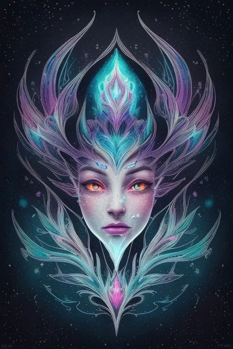 ultra detailed, astrophotography.  neon colors,  illustration of a viking as she sees the world while experiencing hallucinations, stoned, splash art, splashed neon colors, (iridiscent glowy smoke) ((motion effects)), best quality, wallpaper art, UHD, centered image, art, ((flat colors)), (cel-shading style) very bold neon colors, ((high saturation)) ink lines, psychedelic environment best quality, ink painting, acrylic, cute ice cornflowers, 2d, flat, adorable, vintage, art on a cracked paper, fairytale, storybook detailed illustration, cinematic, ultra highly detailed, tiny details, beautiful details, mystical, luminism, vibrant colors, complex background, centered, symmetry, painted, intricate, volumetric lighting, beautiful, rich deep colors masterpiece, sharp focus, ultra detailed, astrophotography, centered, symmetry, painted, intricate, volumetric lighting, beautiful, rich deep colors masterpiece, sharp focus, ultra detailed, astrophotography.