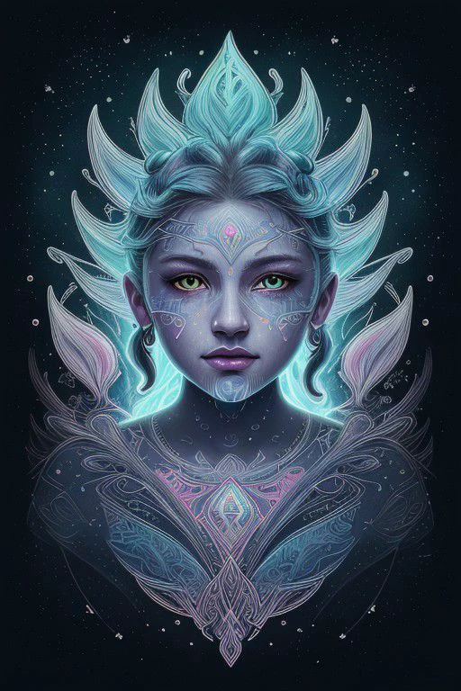 ultra detailed, astrophotography. neon colors, illustration of a viking as she sees the world while experiencing hallucinations, stoned, splash art, splashed neon colors, (iridiscent glowy smoke) ((motion effects)), best quality, wallpaper art, UHD, centered image, art, ((flat colors)), (cel-shading style) very bold neon colors, ((high saturation)) ink lines, psychedelic environment best quality, ink painting, acrylic, cute ice cornflowers, 2d, flat, adorable, vintage, art on a cracked paper, fairytale, storybook detailed illustration, cinematic, ultra highly detailed, tiny details, beautiful details, mystical, luminism, vibrant colors, complex background, centered, symmetry, painted, intricate, volumetric lighting, beautiful, rich deep colors masterpiece, sharp focus, ultra detailed, astrophotography, centered, symmetry, painted, intricate, volumetric lighting, beautiful, rich deep colors masterpiece, sharp focus, ultra detailed, astrophotography.