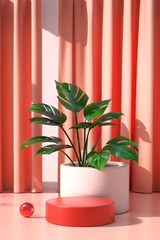 C4D style geometry background