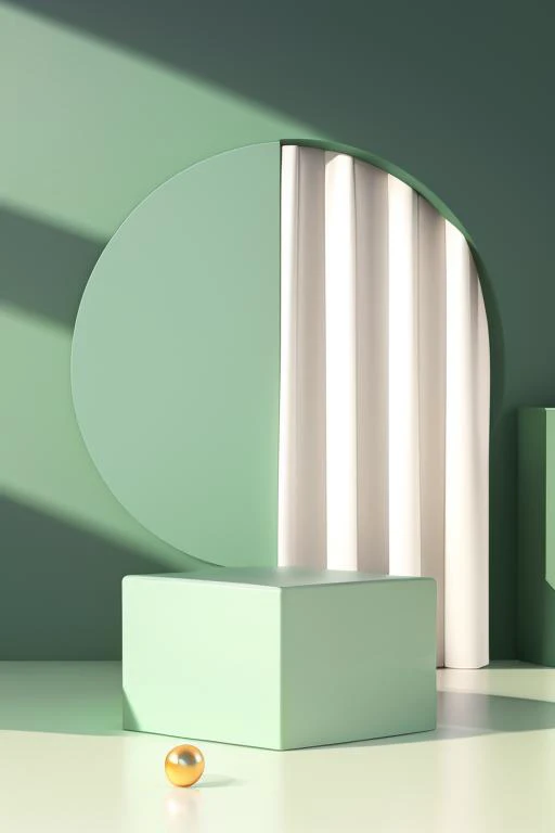 C4D style geometry background