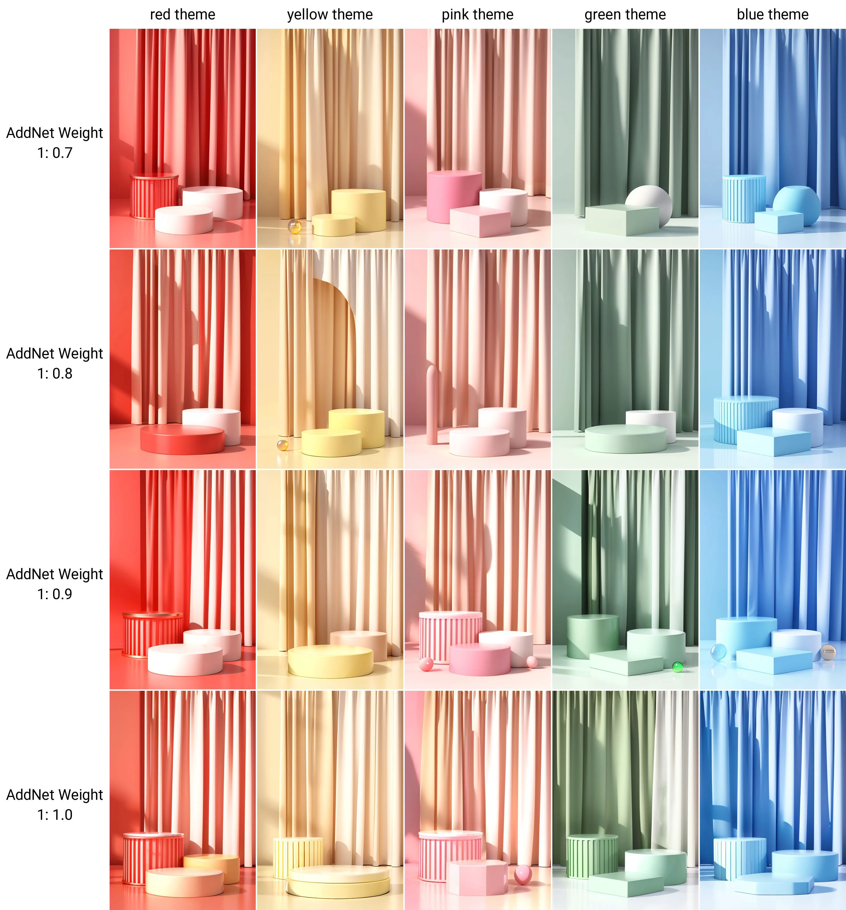 C4D style geometry background