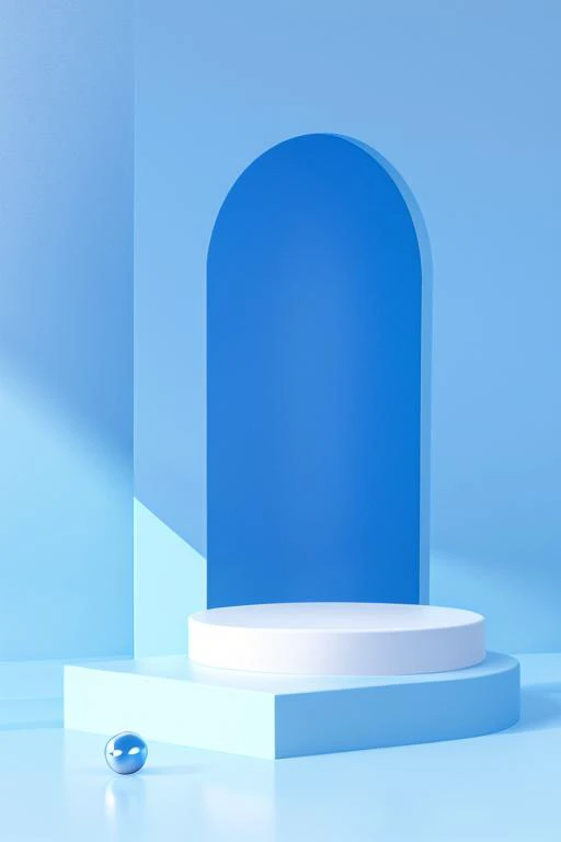 C4D style geometry background