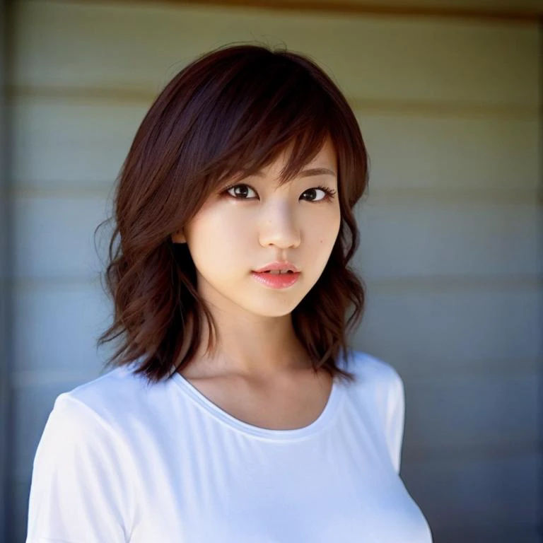 misakoyasuda,Hyper-detailed,hyper realistic,1girl,shirt, upper body <lyco:misakoyasuda_lokr:0.7>