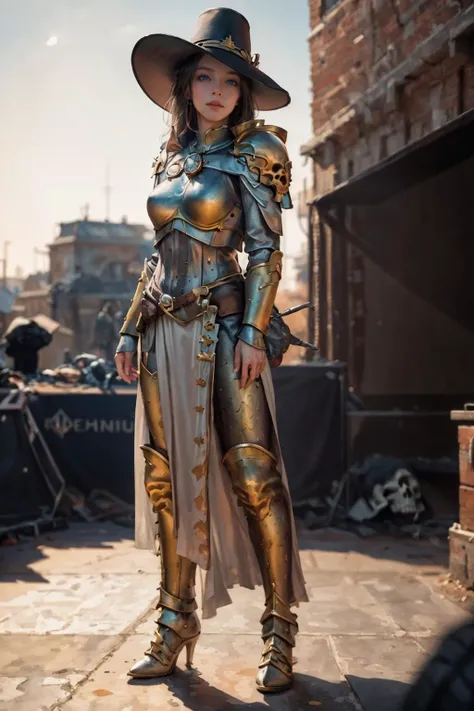 highres,absurdres,masterpiece,best quality,original,extremely detailed CG,extremely detailed wallpaper,perfect lighting,looking at viewer,bare hands,standing on stage,1girl,blurry background,
<lora:InquisitorKatarinyaGreyfax:0.6>, InquisitorKatarinyaGreyfax,wearing armor,wearing hat,shoulder armor,skull emblem on shoulder,
