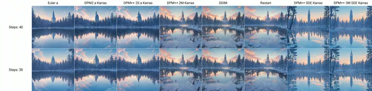 (masterpiece, best quality:1.21), tower, winter lake, forest, (day sky:1.21)