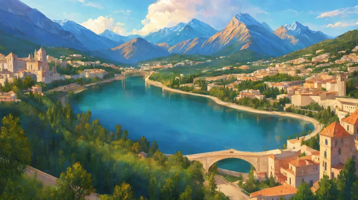 (masterpiece: 1.2), (best quality: 1.1), (ultra-detailed: 1.1), (nostalgia and peacefulness: 1.3), (professional landscape painting of nature: 1.1), (illustration: 1.1), (ultra highres: 1.1), (delicate illustration: 1.21), (hyper-detailed: 1.3), (super detail: 1.3), professional lighting, cinematic lighting, (spain: 1.5)<lora:epiNoiseoffset_v2:1.0>