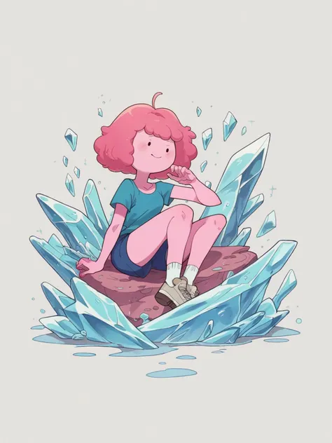 score_9, score_8_up, score_7_up, score_6_up, score_5_up, score_4_up, 4dv3ntur3t1m3, <lora:4dv3ntur3t1m3XLP:0.8> 1girl, pink hair, ice,