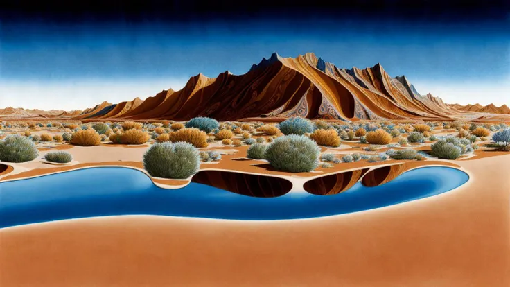 an award-winning isolated wide-angle analog photograph of a magnificent mrblng02-1500 desert oasis, very detailed, intricate