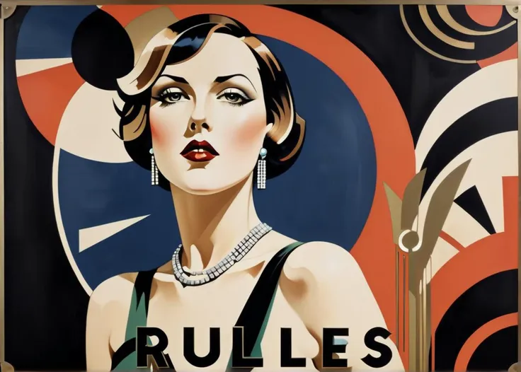 artwork with (the text "rulles":1.2), featuring