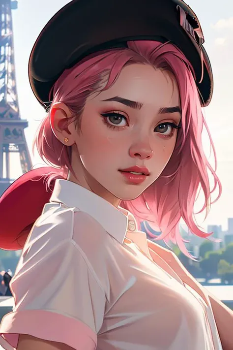 DEN_shu_lin_pei,
(in Paris wearing a (shirt:1.3) and (beret:1.2), france, (French:1.2), Paris, Eifel tower, scenic:1.2),
bokeh, f1.4, 40mm, photorealistic, raw, 8k, textured skin, skin pores, intricate details <lora:epi_noiseoffset2:1>, epiCRealism