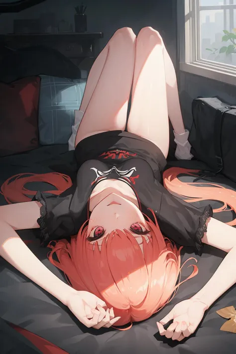 ((((ultra illustrated style:1.0)))),best quality,best animated,masterpiece,ray tracing, global illumination,upside-down,1girl,solo, knees up
  <lora:upside-down_01:0.6>