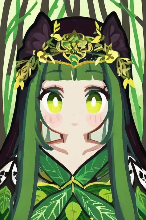 woman in a mythical forest, masterpiece, perfect face, intricate details, horror theme