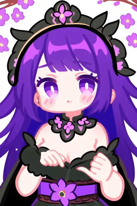 A mesmerizing digital portrait of a charismatic woman with piercing violet eyes, adorned in an ornate headdress, surrounded by vibrant blossoms and delicate feathers,