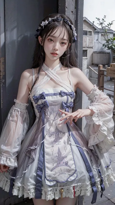 aqueduct, 1girl, solo, full_shot, stroking own chin,
<lora:è´é¢neg4all_bdsqlsz:0.8>, ys \(manaka nemu\), white dress,, best quality, ultra high res, (photorealistic:1.4), masterpiece, highres, original, extremely detailed wallpaper