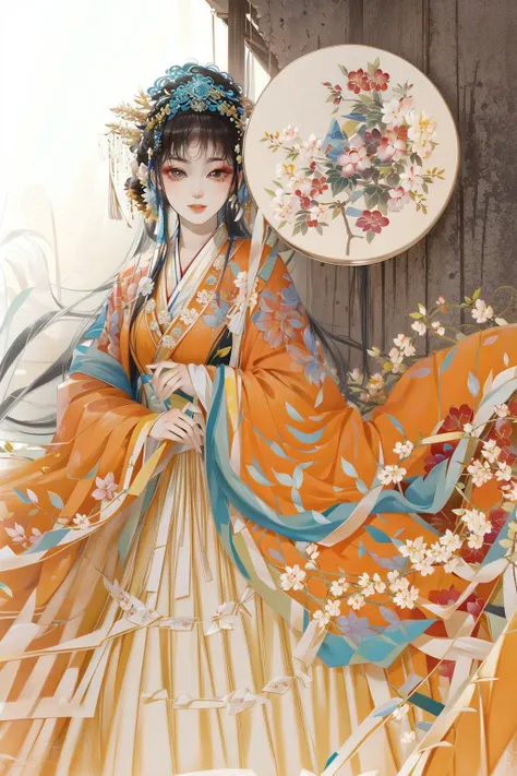 masterpiece, high quality,1girl,looking at viewer, white hair,long hair, east asian architecture, xqgirl,holding hands, <lora:XF_BS2_Model_NAI:1>