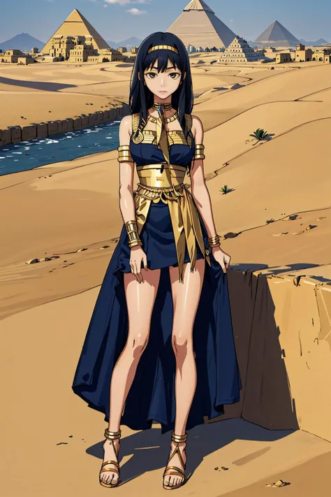 masterpiece, best quality, landscape, 1girl, full body, style-hamunaptra,