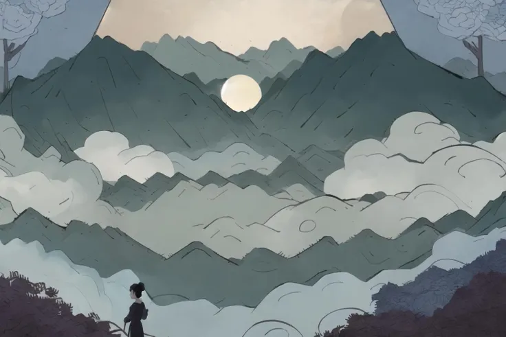 (masterpiece, best quality:1.2), (1girl), chinese lantern, (full moon), mid-autumn festival, 
trompe-l'Åil illusionistic detail, imaginative fantasy landscapes, storybook illustrations, 
<lora:GFPM-000004:1>, <lora:WuMo2:0.2>,