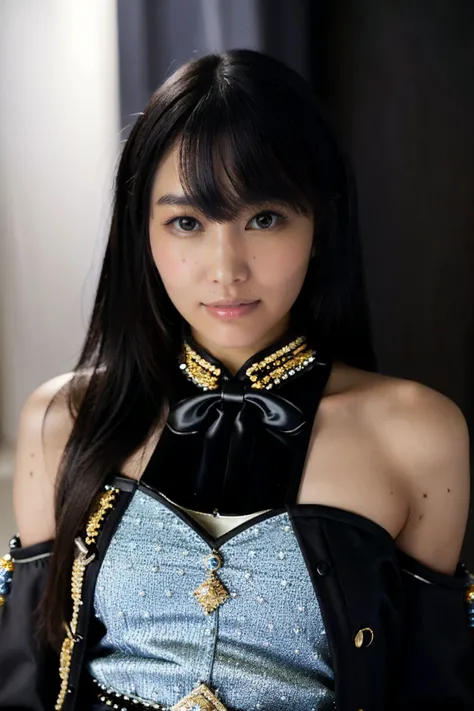 Beauty photo,
<lora:YuiKasugano+_v1.0:1> YuiKasugano
female in a (dark        theme:1.1), 
with (
Embellished Jacket      Tom Ford        Velvet, beads   Long-line, embellished, off-shoulder, belted waist
:1.2) 
long hairstyle, 
detailed hair strand, ear, detailed upper torso, detailed eyes, detailed pupils, detailed iris, detailed nose, detailed lips, ears, detailed sidelocks, eye reflection, ray tracing, path tracing, reflection,
in style of
Richard Avedon  Portrait        Large-format camera, high-quality lenses        Simple backgrounds,