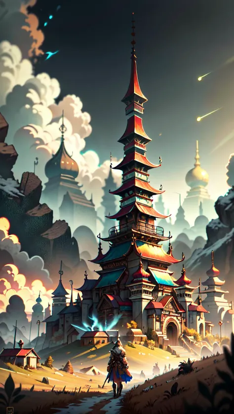 ((Best quality)), ((masterpiece)), (highly detailed:1.3), 3D, kazakpunkai,beautiful (cyberpunk:1.2) Mongolian tribal woman on a vast open plain, falcon at her shoulder,vibrant colours,HDR (High Dynamic Range),Ray Tracing,NVIDIA RTX,Super-Resolution,Unreal 5,Subsurface scattering,PBR Texturing,Post-processing,Anisotropic Filtering,Depth-of-field,Maximum clarity and sharpness,Multi-layered textures,Albedo and Specular maps,Surface shading,Accurate simulation of light-material interaction,Perfect proportions,Octane Render,Two-tone lighting,Low ISO,White balance,Rule of thirds,Wide aperature,8K RAW,Efficient Sub-Pixel,sub-pixel convolution,luminescent particles,light scattering,Tyndall effect <lora:KazakPunkAI:0.8>