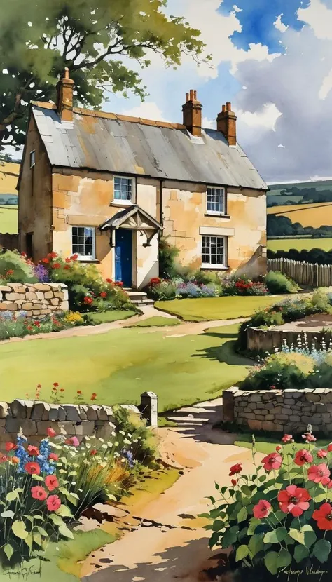 Roger Callow - NORTHUMBRIAN FARM COTTAGE