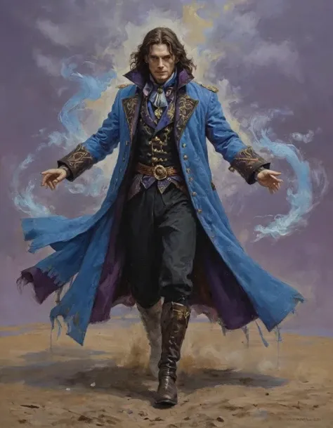 atmospheric dramatic oil painting, portrait full body __origin__ __entity_myth__, oil on canvas, trending on artstation, featured on pixiv, cinematic composition, extreme detail, metahuman creator, __drama__ colorscheme,