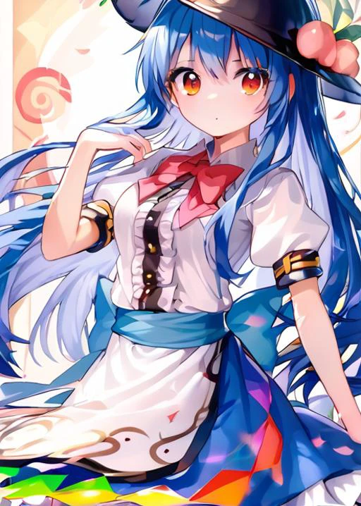 score 9, score 8 up, score 7 up, rating safe,
detailed background, 
<lora:tenshi.pony:1>,
tenshi, 
medium breasts, wide hips, shiny skin,