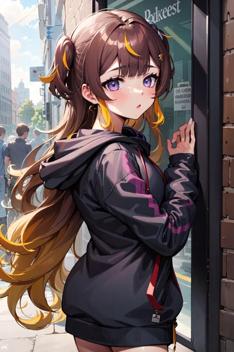 a girl with long hair <lora:KitsuneAi-AnyaMelfissa-LoCon32V1:0.8>
hoodie