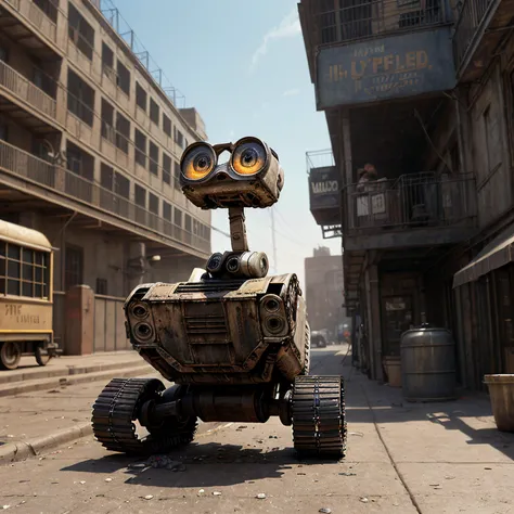 wall-e running (walle), hyperrealistic photo of a female kitchen assistant, cuts the vegetables, prepares the ingredients for a gourmet menu, works diligently at the chopping board, nearby are colorful, fresh products, carrots, fennel, mushrooms, cabbage, ultra detailed<lora:walle:1.0>