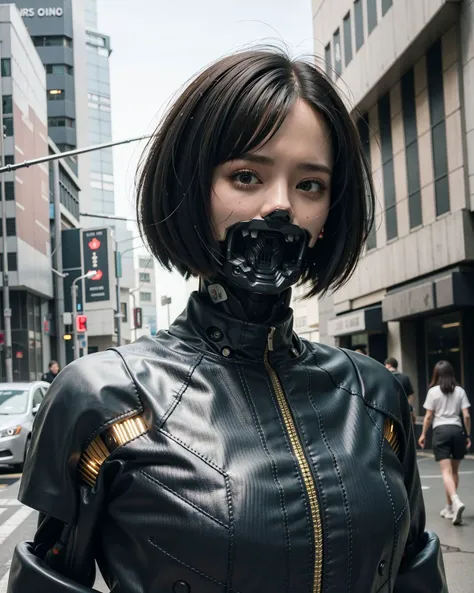 (photorealistic:1.4), (best quality:1.0), (ultra highres:1.0), 8k, RAW photo, (masterpiece:0.2)
<lora:zyd232_CyberneticJawless_v1_1:1> Cybernetic_Jawless, mask, mechanical parts, cybernetic, 1girl, asian girl, jacket, short hair,
(cyberpunk street background:1.2),