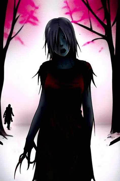 WITCHL4D, 1girl, creepy, scary, zombie, horror