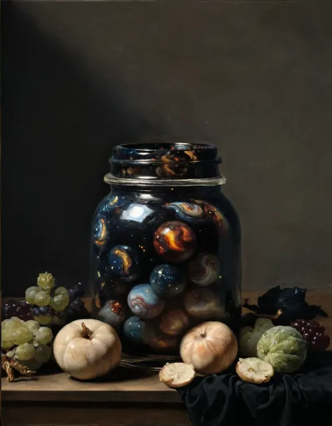 a Jar of Galaxies by Caravaggio
