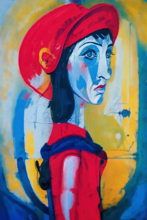 beauty girl <lora:Alina_Rin_v3:0.9> in modern art by <lora:Rufino_Tamayo_ArtStyle:0.7>