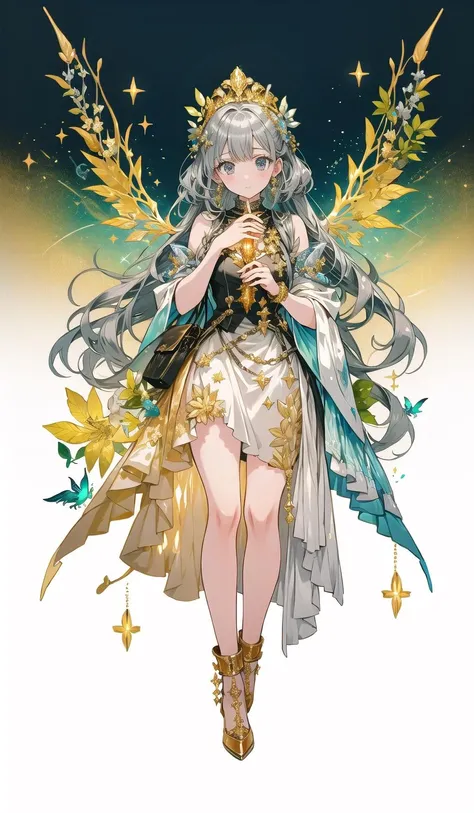 (((golden, silver, glimmer)), faerie), limited palette, contrast, phenomenal aesthetic, best quality, sumptuous artwork,
 <lora:cumbersome-block:1>