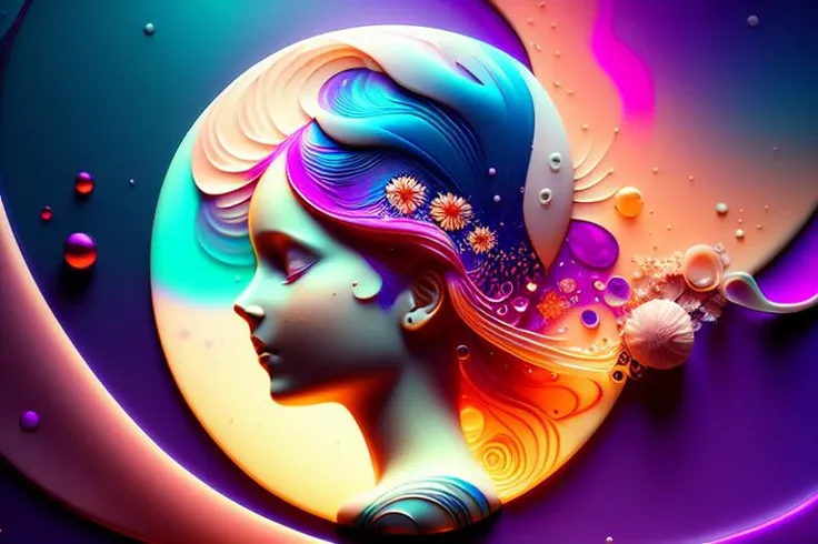 dreamlikeart style, emb_liquid_light, emb_doose_realistic, Symmetry!!, beauty is beyond compare, flaming locks of iridescent hair, hyperrealistic, 8k, 4k, award-winning, trending on artstation, ivory cameo art style, Art Nouveau art style